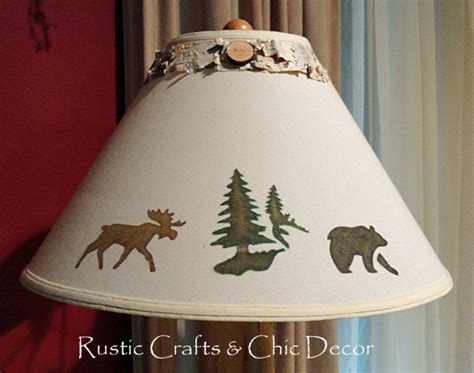 DIY Lamp Shades In A Rustic Chic Style - Rustic Crafts & Chic Decor