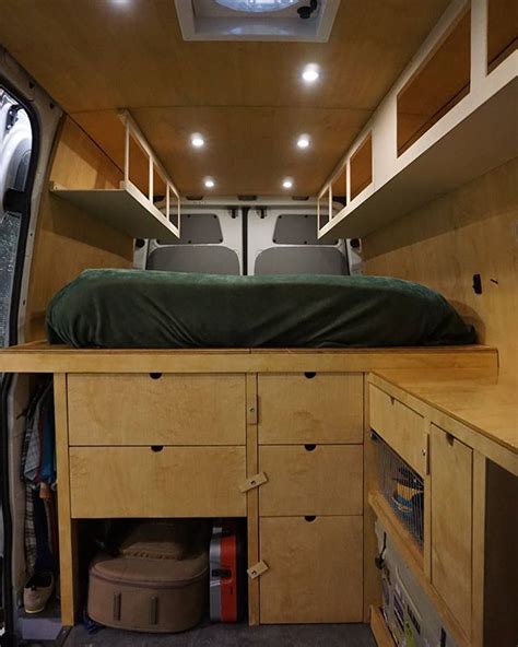 WEBSTA @ trevorrhicks - Another view with both rows of cabinets up. I'm looking… | Camper ...