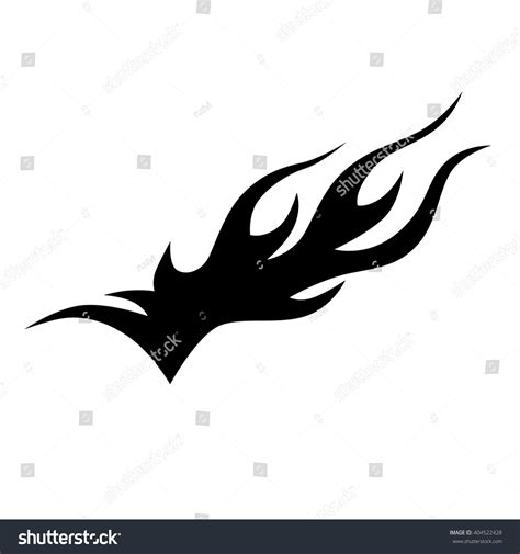 Flame Vector Tribal Tribal Flames Vector Stock Vector (Royalty Free) 404522428 | Shutterstock