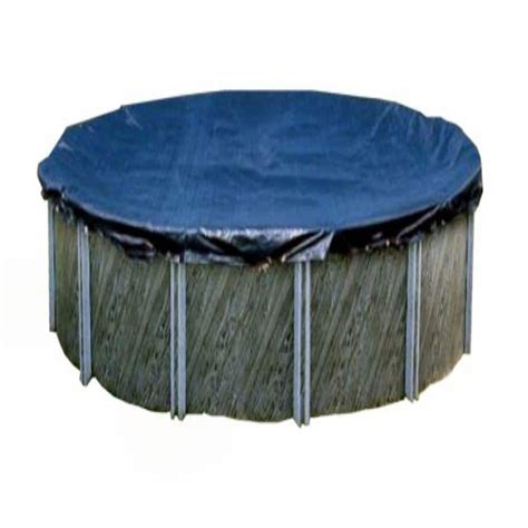 SWIMLINE 24 ft. Round Blue Above Ground Pool Winter Swimming Cover PCO827-WMT - The Home Depot