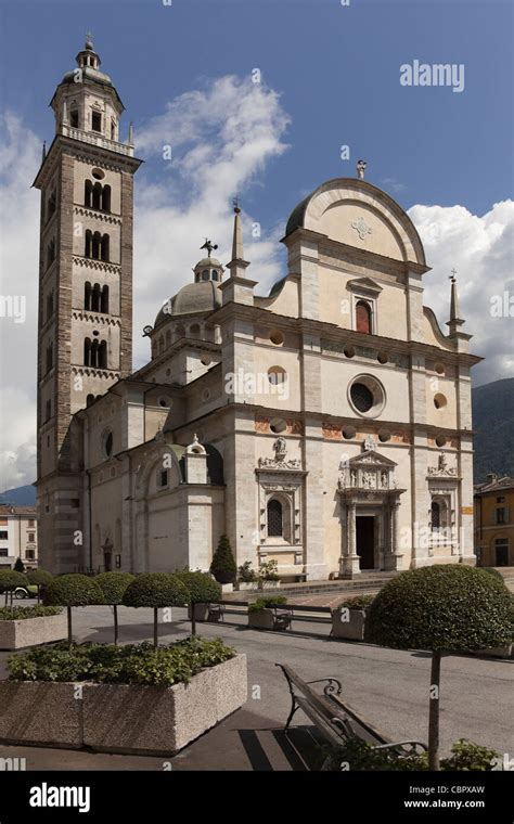 Santuario Madonna di Tirano Basilica, Tirano, Lombardy, Northern Italy Stock Photo - Alamy