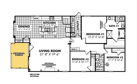 Legacy Housing Double Wides – Floor Plans