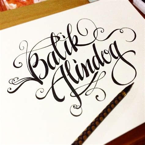 Filipino Calligraphy