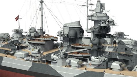 German battleship Tirpitz in 3D - Kagero Publishing's book by Stefan Dramiński - YouTube