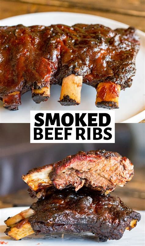 Traeger Smoked Beef Ribs - Easy Grilled Beef Ribs for the pellet grill