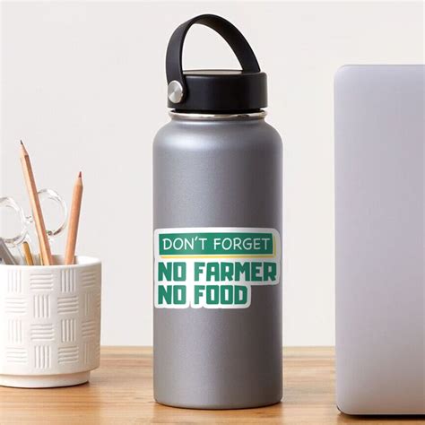 "No Farmer No Food" Sticker for Sale by clipartees | Redbubble