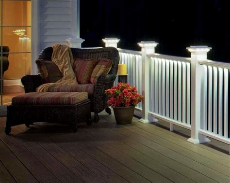 Deck Rail Lights from AZEK | Custom Home Magazine