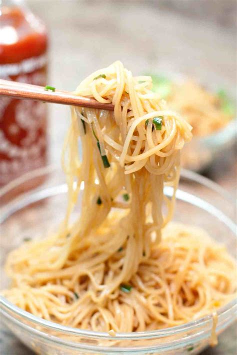 15 Minute Garlic Fried Noodles - Served From Scratch