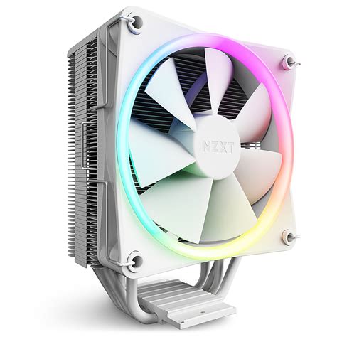 Best Buy: NZXT T120 CPU Air Cooler with RGB Lighting White RC-TR120-W1