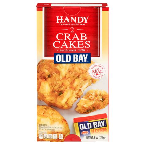 Save on Handy Crab Cakes Old Bay Seasoning - 2 ct Order Online Delivery | Giant