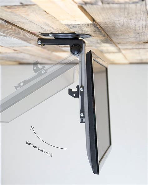 Amazon.com: VIVO Manual Flip Down Under Cabinet Mount Folding Tilt ...