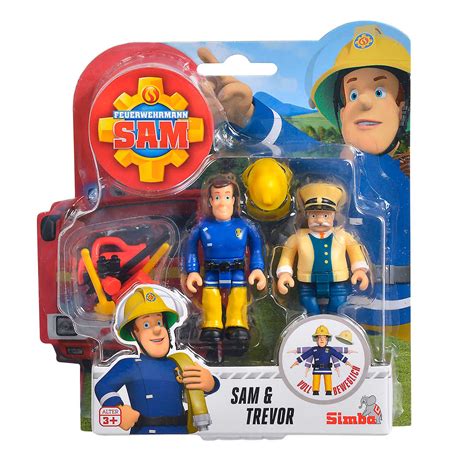 Fireman Sam Toy Figures - Sam & Trevor | Thimble Toys