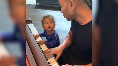 John Legend and his son steal hearts in piano duet | CNN