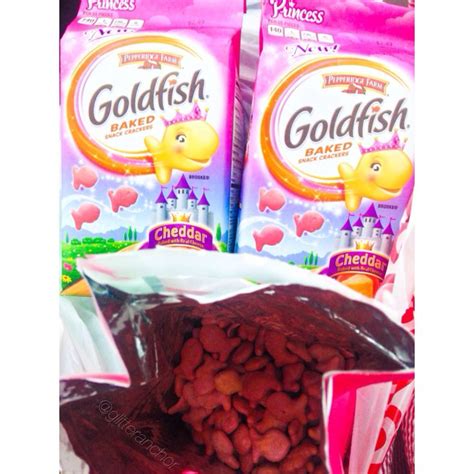 Pink princess goldfish