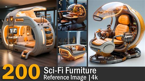 ArtStation - Sci-Fi Furniture | Reference Images | 4K | Artworks