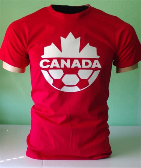 Canada Soccer Football T Shirt Jersey by FutbolFootballSoccer