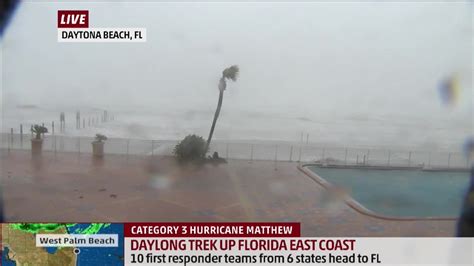 Storm Surge Appearing on Daytona Beach | The Weather Channel