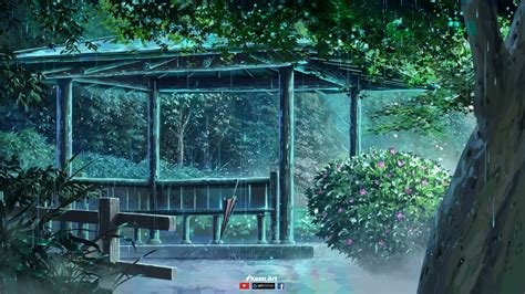 artwork, Garden of Words, umbrella, rain, HD Wallpaper | Rare Gallery