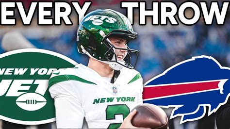 Zach Wilson EVERY THROW - Week 11 - New York Jets vs Buffalo Bills ...