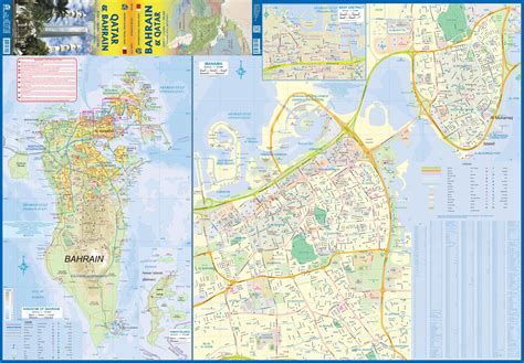 Buy Qatar & Bahrain Road Map by ITMB (2022) – The Chart & Map Shop