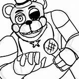 Lefty Fnaf Coloring Pages sketch template