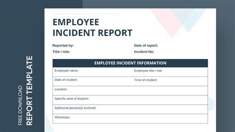 Employee Incident Report Free Google Docs Template - gdoc.io