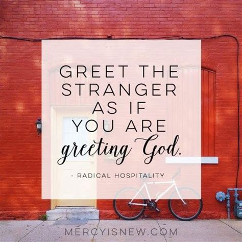 greet the stranger -- radical hospitality book discussion | Jesus Loves | Pinterest | Hospitality