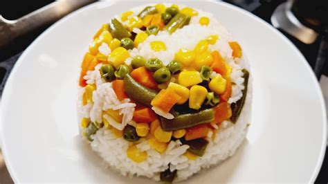 Steamed Rice With Vegetables - YouTube