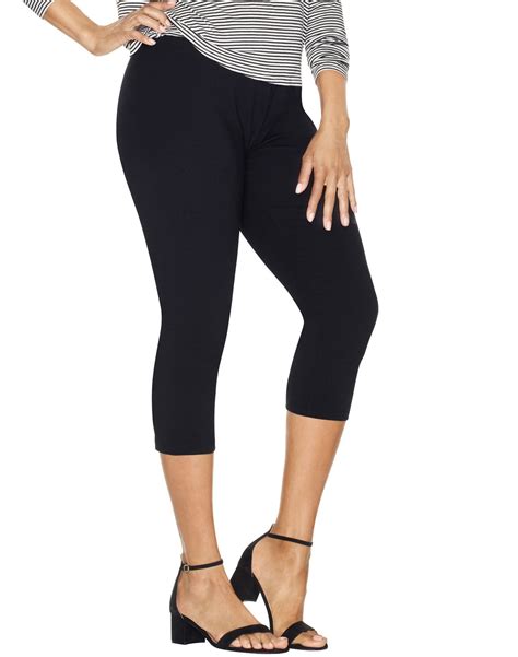 Q88908 - Just My Size Women`s Stretch Cotton Capri Leggings