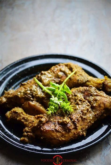 Afghani Chicken Roast Recipe | Mughlai Cuisine. » Foodies Terminal