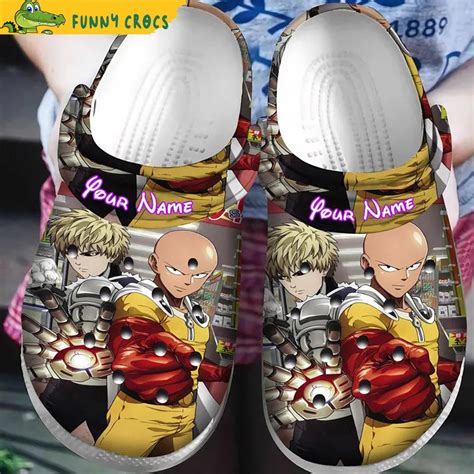 Personalized Genos X Saitama One Punch Man Crocs - Discover Comfort And ...