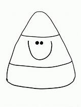 Candy Corn Coloring Clipart Halloween Pages Ticket Indian Printable  sketch template