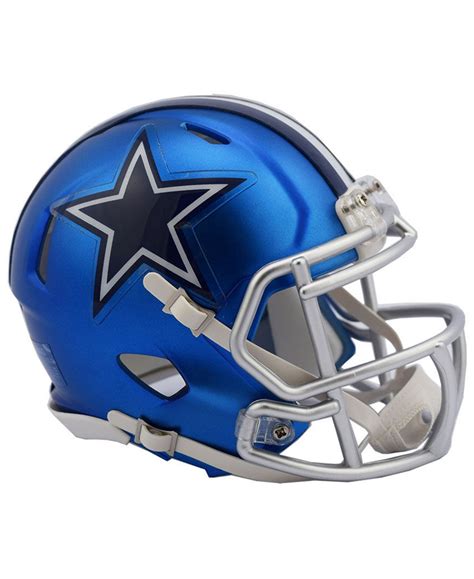 Riddell Dallas Cowboys Speed Blaze Alternate Mini Helmet - Blue | Helmet, Baby clothes shops ...