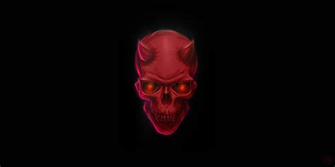 Red Devil Skull , Artist, , Demon Face HD wallpaper | Pxfuel