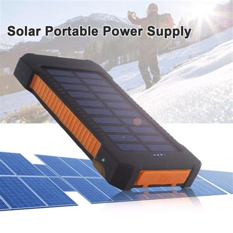 Solar Waterproof Power Bank with Flashlight – Chyhua