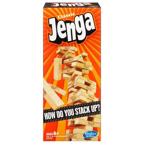 Hasbro Classic Jenga Game - Shop Games at H-E-B