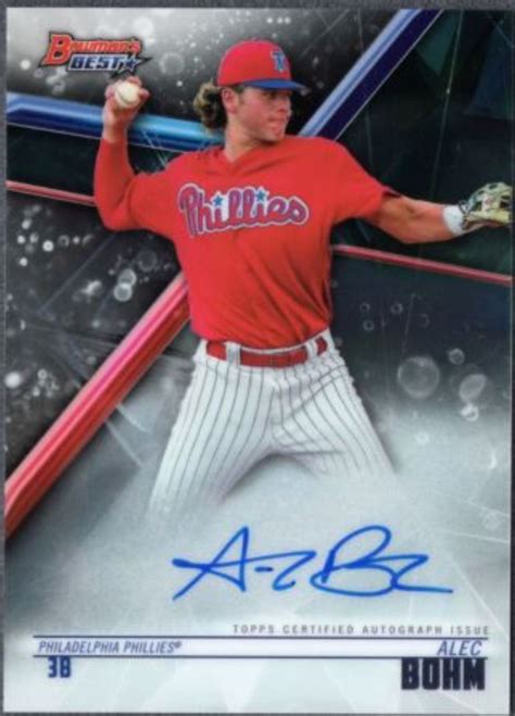 Future Watch: Alec Bohm Rookie Baseball Cards, Phillies