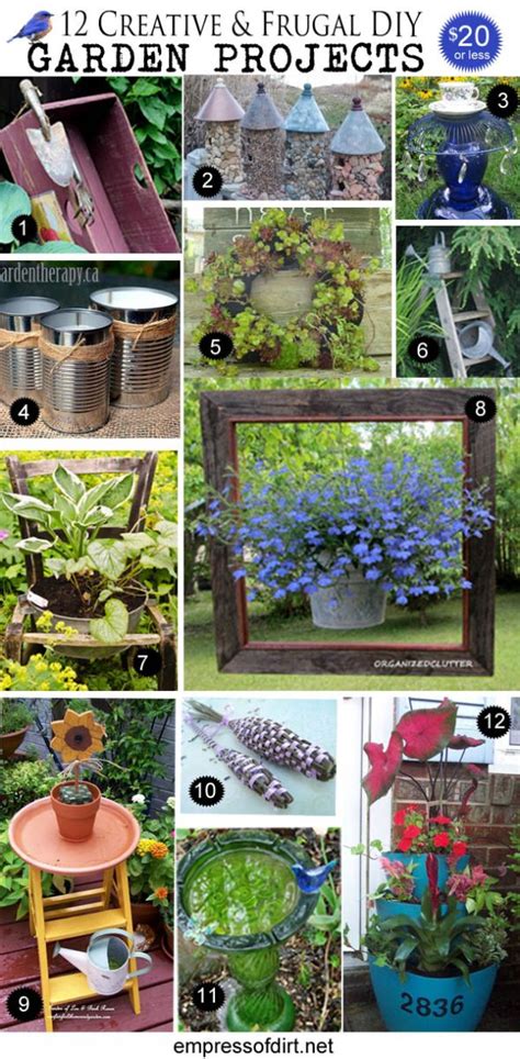 12 Creative Garden Ideas Under $20 - Organized Clutter