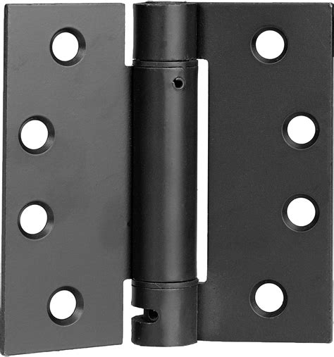 2 Pack of Self Closing Door Hinges Black - 4 x 4 Inch Square Interior Hinges | eBay