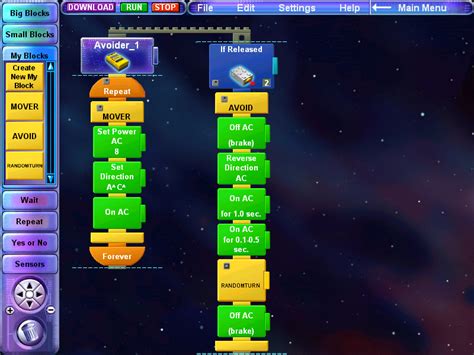 Lego MindStorms ® Programming Environment | Download Scientific Diagram