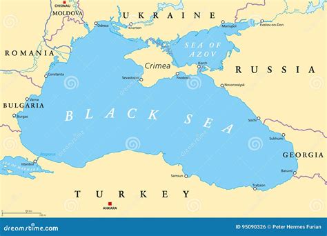 Black Sea Rivers Map