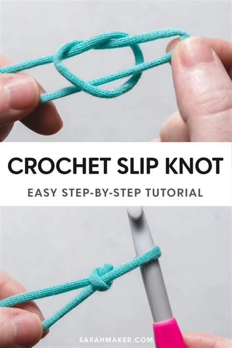 How to Make a Slip Knot for Crochet: 2 Easy Methods - Sarah Maker