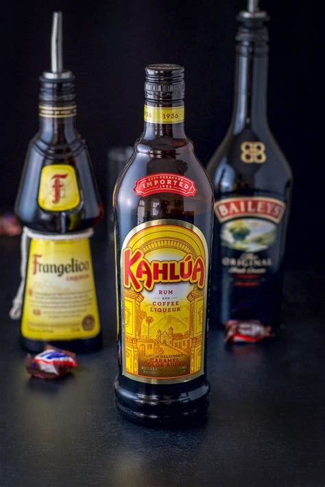 Kahlúa, Frangelico and Baileys Snickers Shot