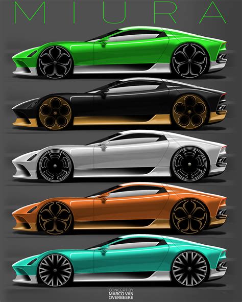 Lamborghini Miura Nuova concept II :: Behance