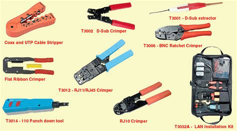 Network Installation Tools: Crimpers, Strippers, Insertion & Extraction ...