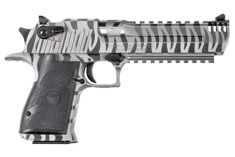 Shop Magnum Research Desert Eagle Mark XIX 50 AE Pistol with White Tiger Stripe Finish for Sale ...