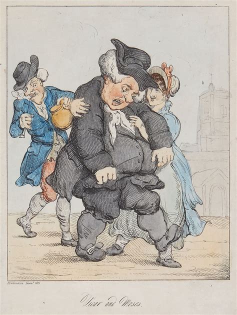 Rowlandson (Thomas) Vicar and Moses, clerical caricature