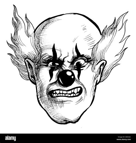 Evil Clown Drawings Easy Evil jester ii by markfellows on deviantart