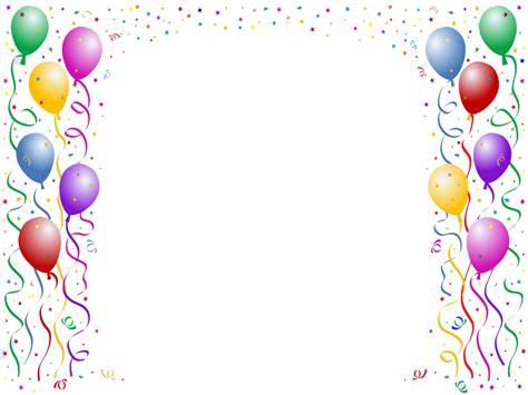 Birthday Clip Art Borders