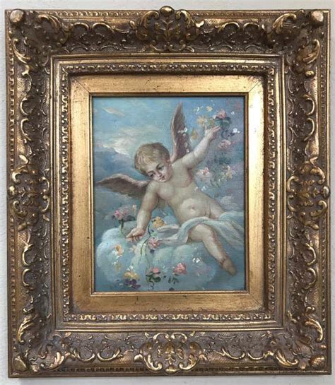 Cherub Art - 116 For Sale on 1stDibs | cherub in art, baroque cherub ...